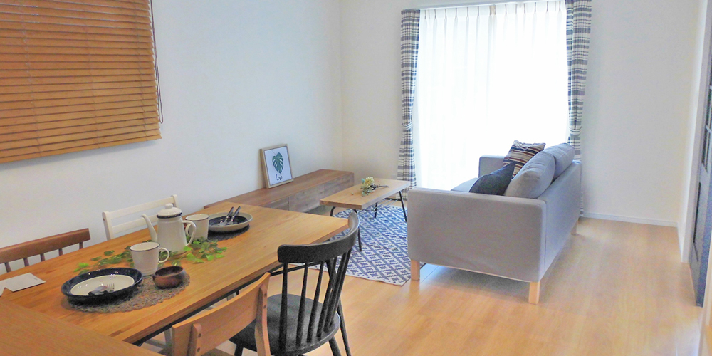 カナエルハウス 高山市下岡本町モデルハウス リビング