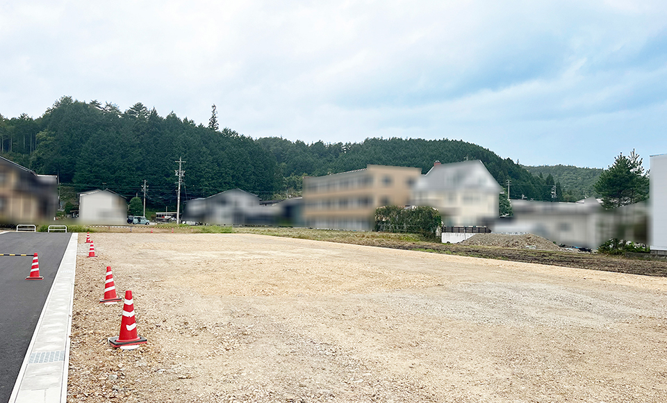 高山市石浦町分譲地外観/北側